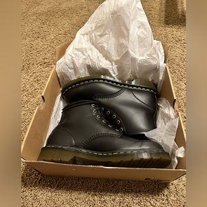 Doc Martens black boots brand new in box size 9 mens 10 women and 42 European